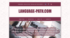 Desktop Screenshot of language-path.com