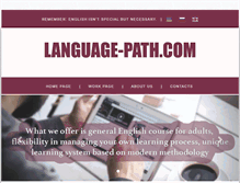 Tablet Screenshot of language-path.com